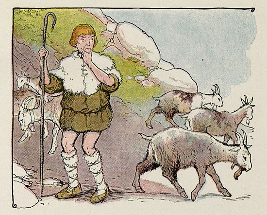 The Goatherd and the Wild Goats