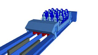 How electromagnets propel roller coasters to high speeds