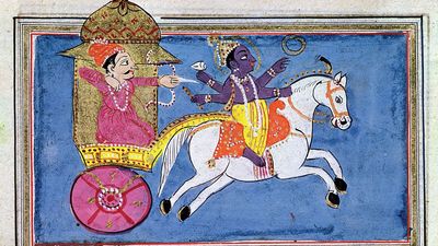 Krishna and Arjuna