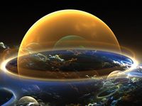 Artist's conception of the universe