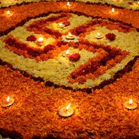 Swastika religious symbol