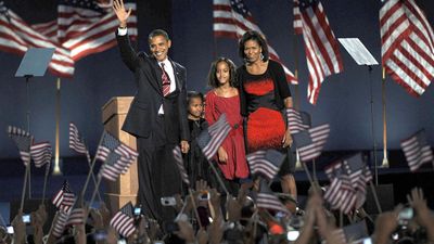Barack Obama: 2008 election night rally