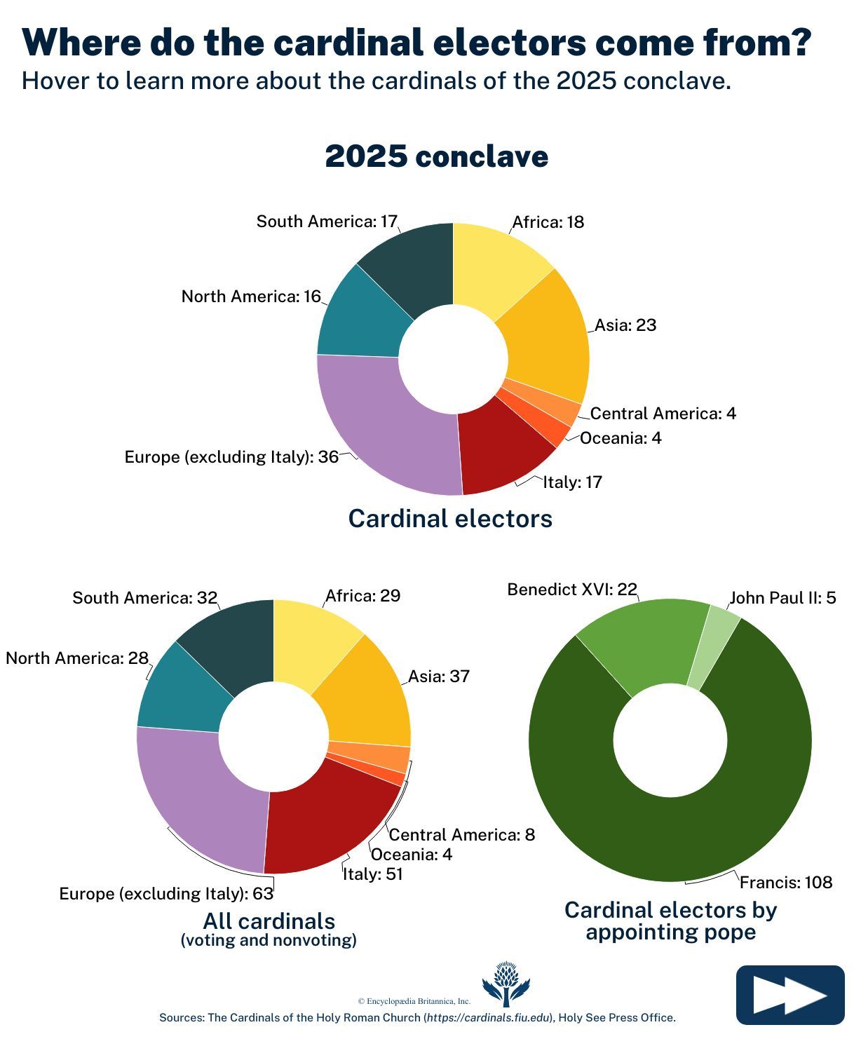 Where do the cardinal electors come from?