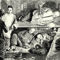 Chinese opium den