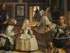 What is everyone looking at in Las Meninas?