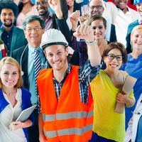 Blue- and white-collar workers