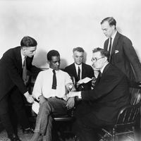 Early version of polygraph test