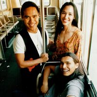 Cast members of the groundbreaking film Smoke Signals