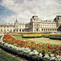 Extension of the Louvre, Paris, designed in the Second Empire style by L.-T.-J. Visconti and Hector Lefuel, 1852-57