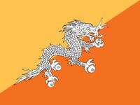 Flag of Bhutan