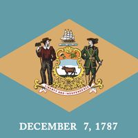 Delaware state flag