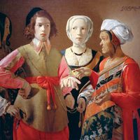 The Fortune Teller, an oil on canvas by Georges de La Tour, was painted about 1632–35.
