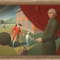 Grant Wood: Parson Weems' Fable