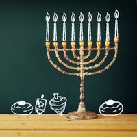 Hanukkah menorah