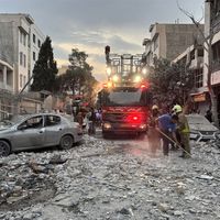 Tehran: first responders on June 13, 2025