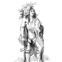 Not-o-way (The Thinker), an Iroquois chief