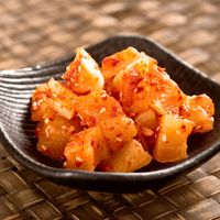 kkakdugi (cubed radish) kimchi