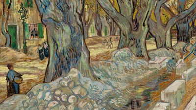 Vincent van Gogh: The Large Plane Trees (Road Menders at Saint-Rémy)