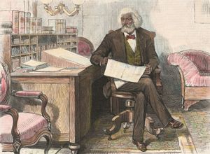 Lithograph of Frederick Douglass
