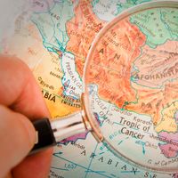 Map of the Middle East