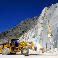 Marble quarry