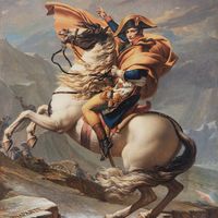 Jacques-Louis David: Napoleon Crossing the Alps
