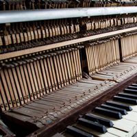 Antique piano