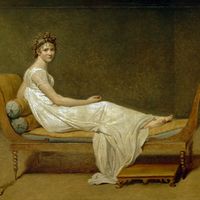 Jacques-Louis David: Portrait of Madame Récamier