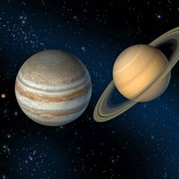 Solar system to scale