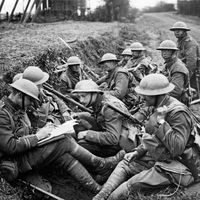 British troops in World War I
