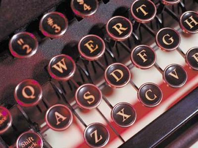 typewriter keys