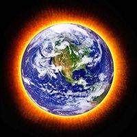 Global warming illustration