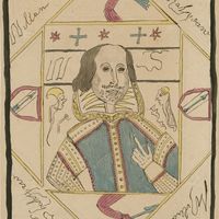 portrait of Shakespeare by “Shakespeare”